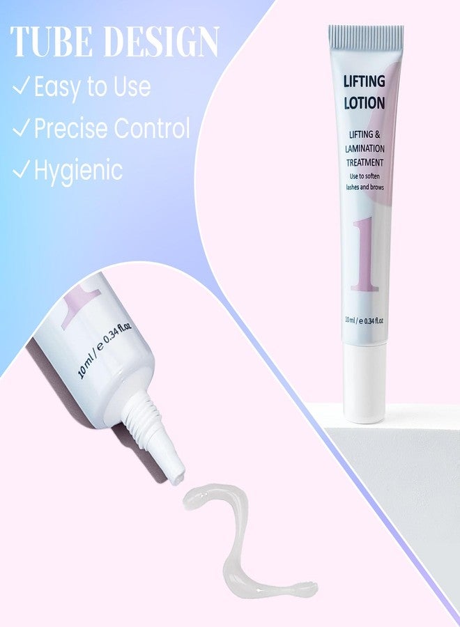 لي بيوتي مجموعة ليبيوتي لرفع الرموش وتلوينها بالأسود، 4 في 1 لتجعيد الرموش وتصفيف الحواجب، أداة احترافية لرفع الرموش مع 15 مل من كريم التلوين الأسود، بلسم لاصق للرموش مطور لسهولة الاستخدام المنزلي - Image 4